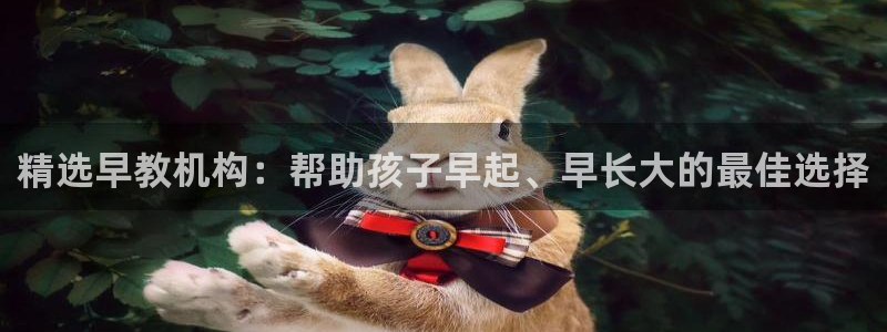 恒行2蒋74OOO5：精选早教机构：帮助孩子早起、早长大的最佳选择