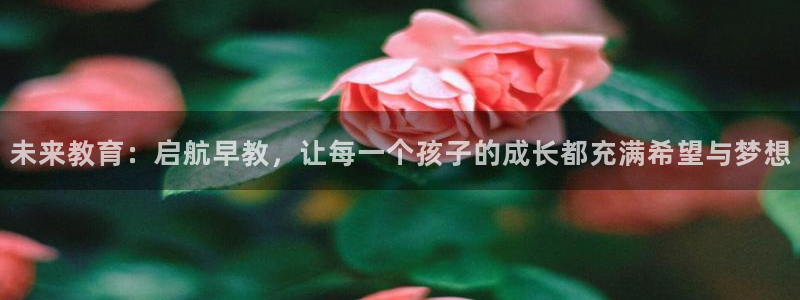 恒行娱乐蒋74OOO5：未来教育：启航早教，让每一个孩子的成长都充满希望与梦想