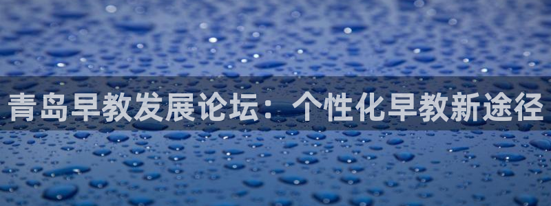 恒行娱乐毓婆74ooo5仪：青岛早教发展论坛：个性化早教新途径