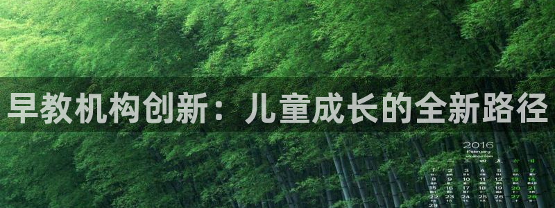 恒行开户全2O5o5O：早教机构创新：儿童成长的全新路径