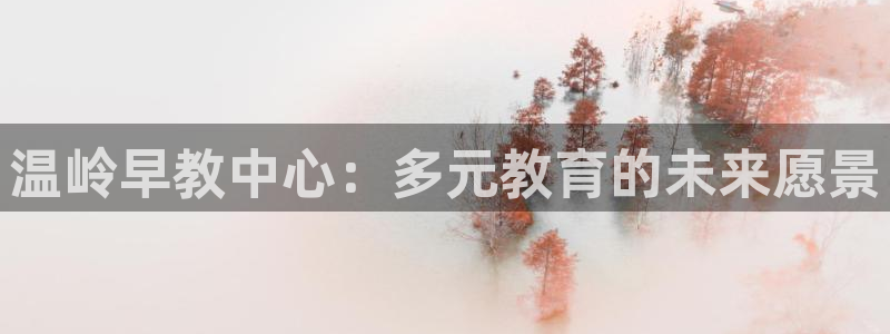 恒行娱乐蒋74OOO5：温岭早教中心：多元教育的未来愿景