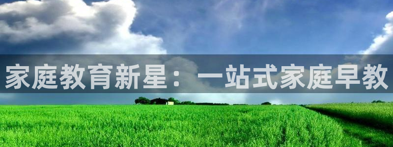 恒行招商老大诚挚 6ll5l：家庭教育新星：一站式家庭早教