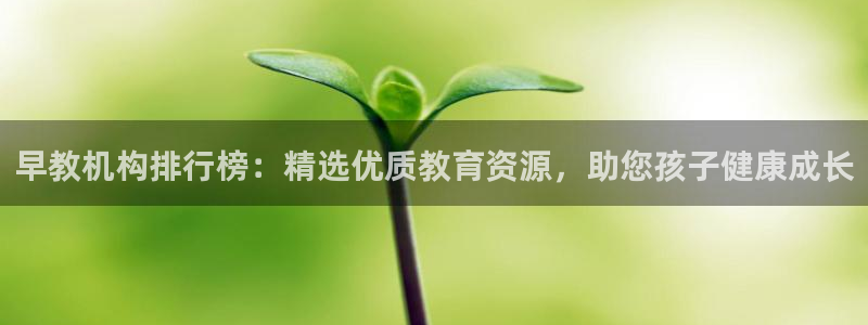 恒行2卫74OOO5：早教机构排行榜：精选优质教育资源，助您孩子健康成长