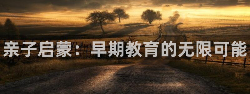 恒行2吕74OOO5：亲子启蒙：早期教育的无限可能