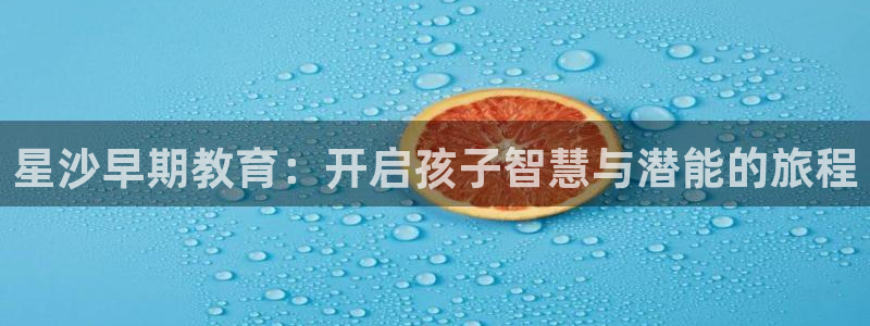 恒行2褚74OOO5：星沙早期教育：开启孩子智慧与潜能的旅程