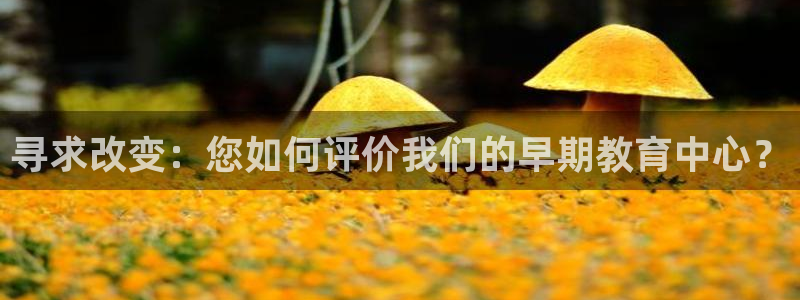 恒行娱乐卫74OOO5：寻求改变：您如何评价我们的早期教育中心？