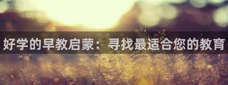 恒在5行中代表什么数字：好学的早教启蒙：寻找最适合您的教育