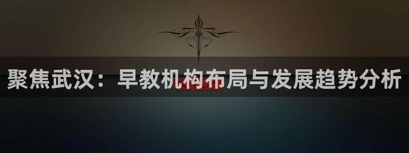 恒行2下74OOO5：聚焦武汉：早教机构布局与发展趋势分析